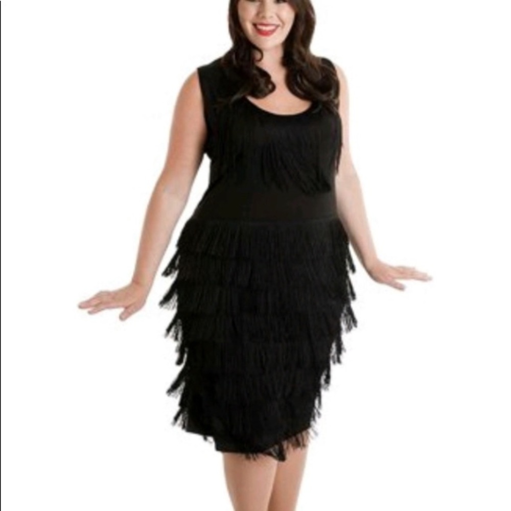 Karnival Costumes Black Flapper Costume & Headband
